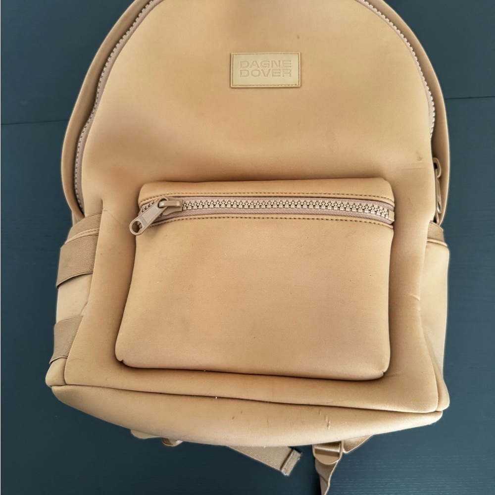 Dagne Dover Dakota Neoprene Large Backpack - Camel